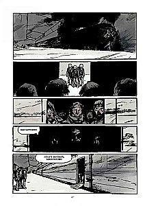 Caur sniegu. Beigu stacija. Grafiskais romāns