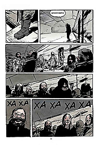 Caur sniegu. Beigu stacija. Grafiskais romāns