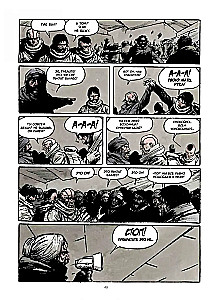 Caur sniegu. Beigu stacija. Grafiskais romāns