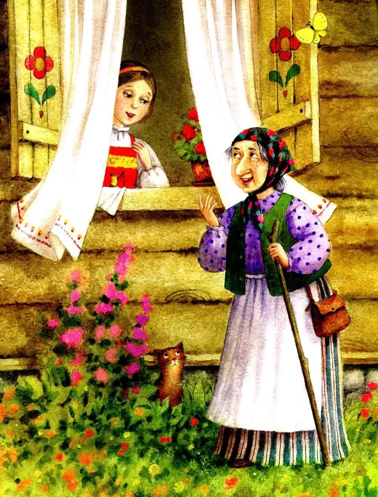 Gulbji-ziemē. Māsa Aljonuška un brālis Ivanuška