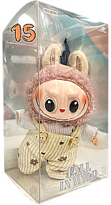 Breloks Labubu mix apģērbā (17 cm)