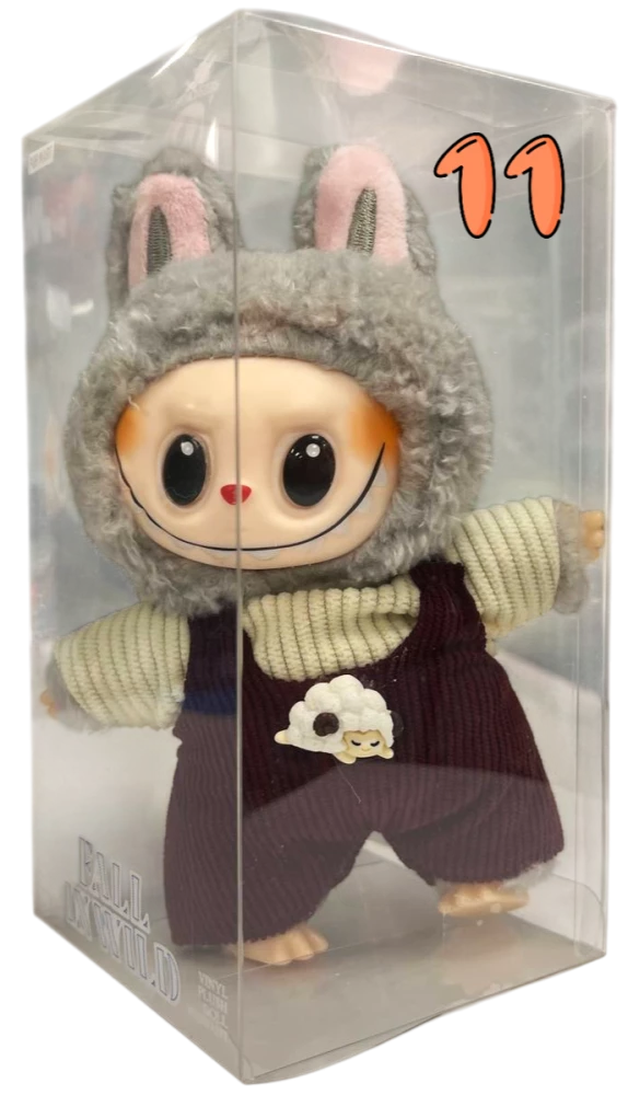 Breloks Labubu mix apģērbā (17 cm)