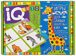 Пластиковое лото для малышей 2+ Угадай, кто это? Найди половинку