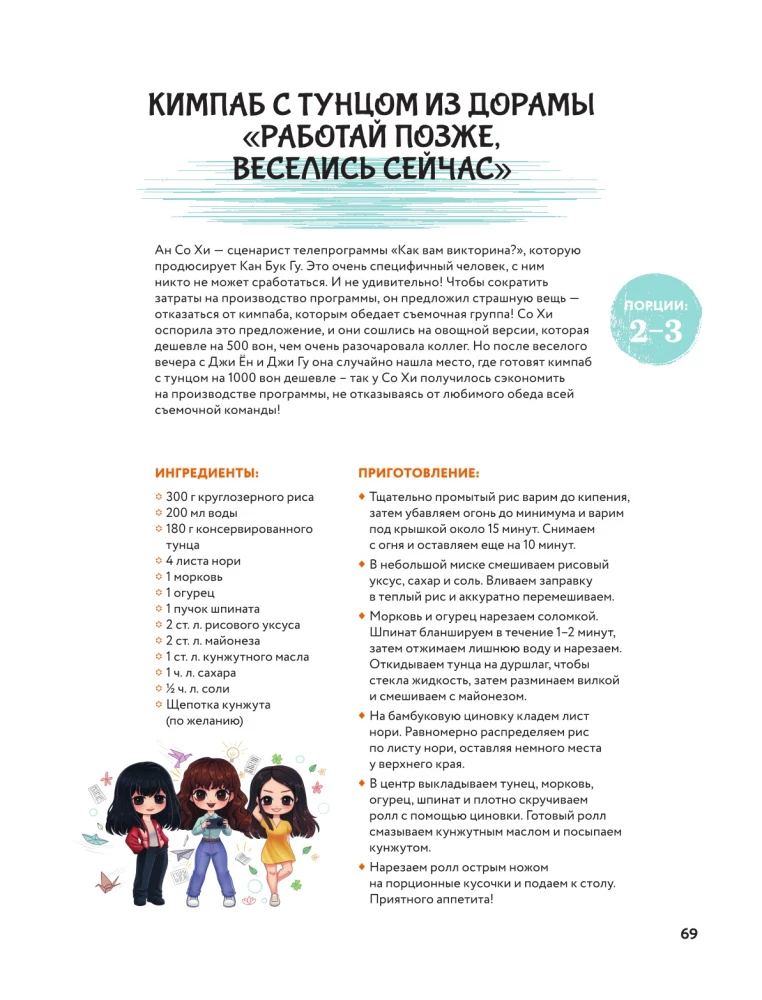 Рецепты из корейских дорам. Чаль моккетсы мнида