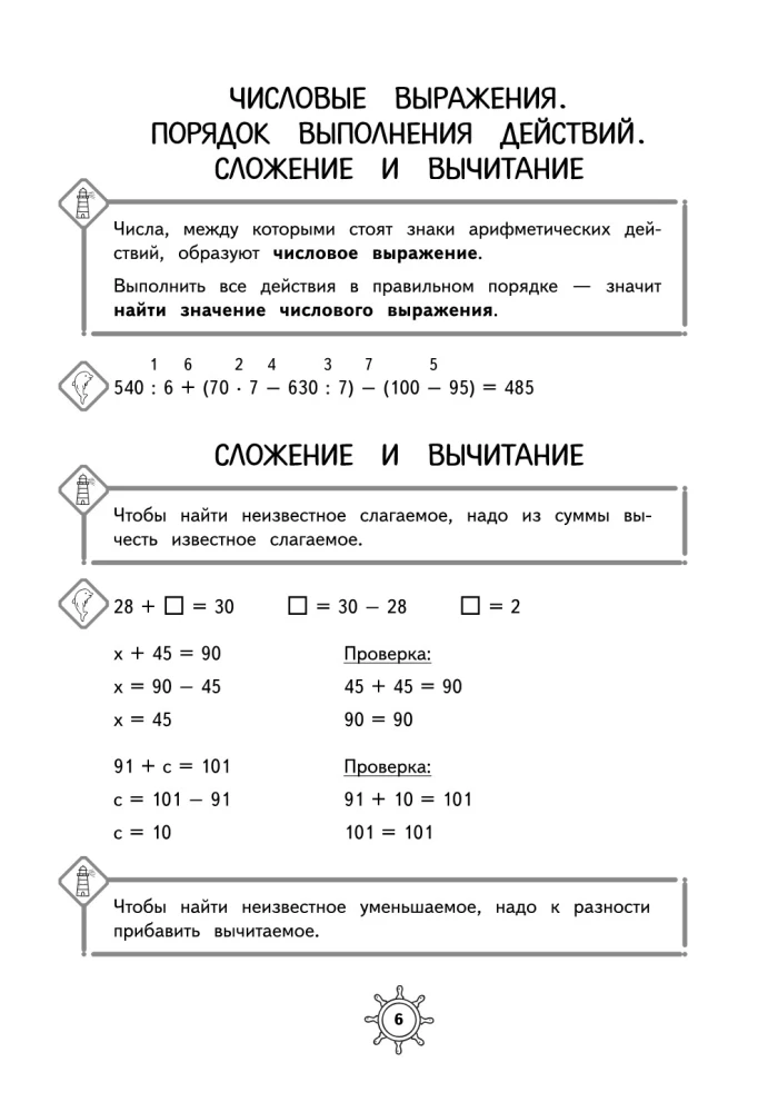 Справочник по математике. 3 класс