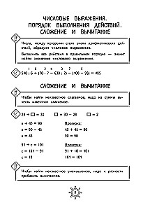 Справочник по математике. 3 класс