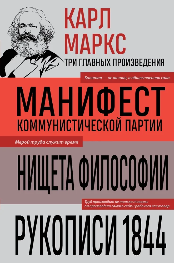 Карл Маркс. Манифест коммунистической партии. Нищета философии. Рукописи 1844