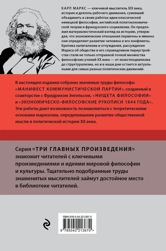 Карл Маркс. Манифест коммунистической партии. Нищета философии. Рукописи 1844