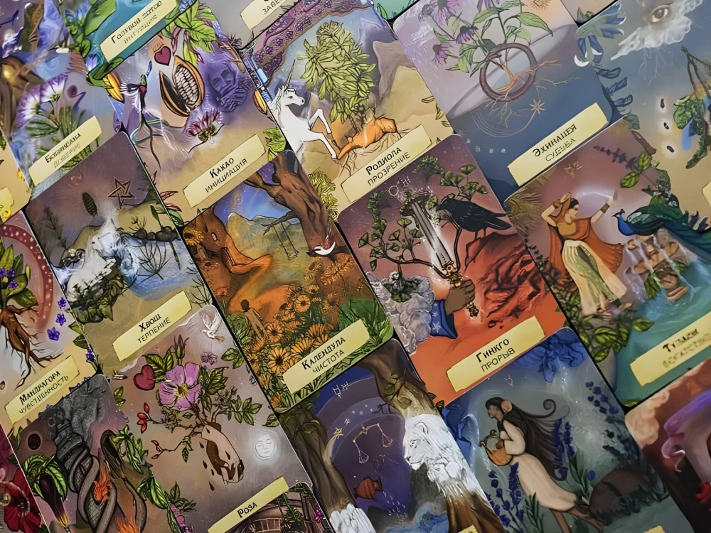 Orakuls. Zvaigžņu un augu maģija. Tarot, zīlēšana un zīmes (55 kartes un ceļvedis)