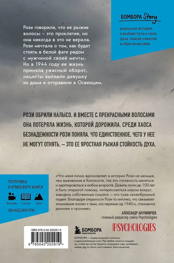 Rūsganā no Osvencimas. Viņa ticēja, ka varēs izdzīvot, un viņai izdevās