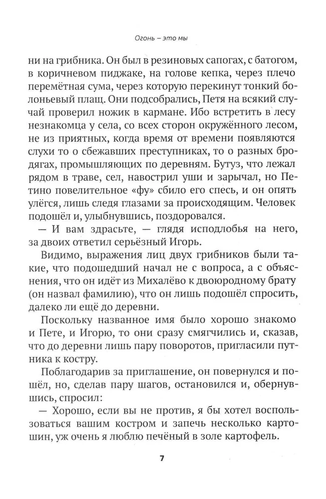 Огонь - это мы. Рассказы о земном и надземном