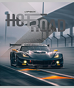 Тетрадь А5 - Разные спорткары (клетка)