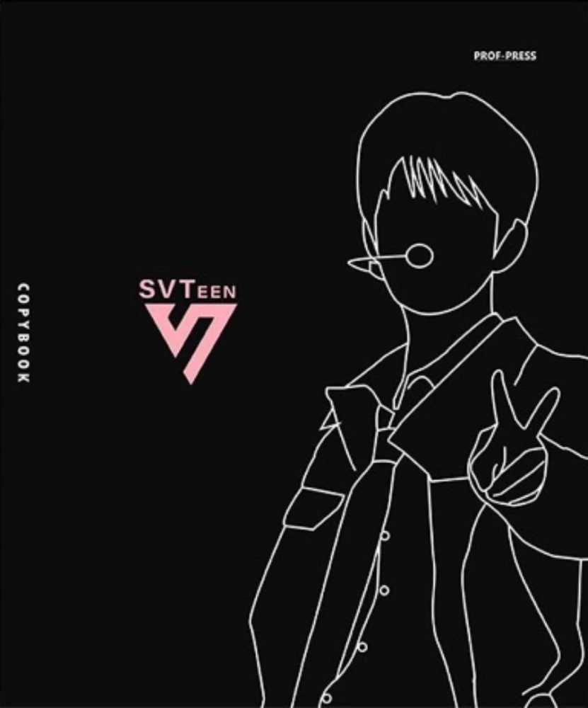 Тетрадь - K-Pop idol, А5, 48 листов, клетка, в ассортименте