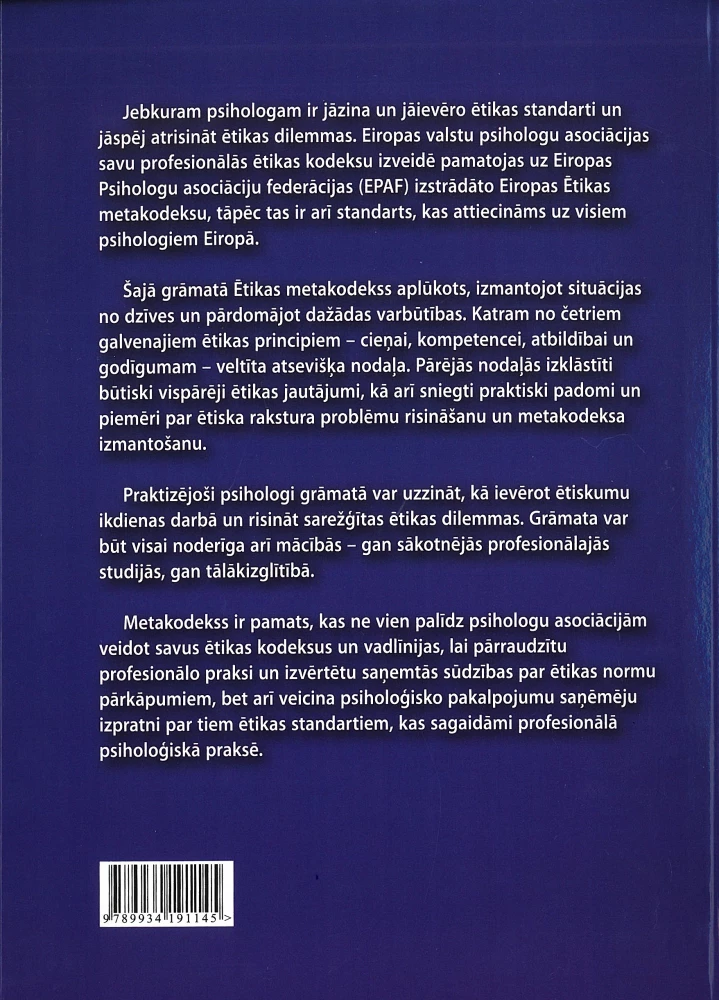 Eiropas psihologu ētika