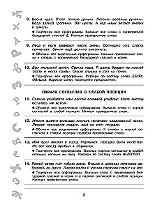 Короткие задания на все правила и орфограммы. 3 класс