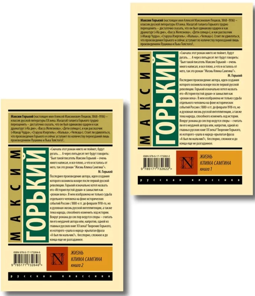 Klimas Samgina dzīve (komplekts no 2 grāmatām)
