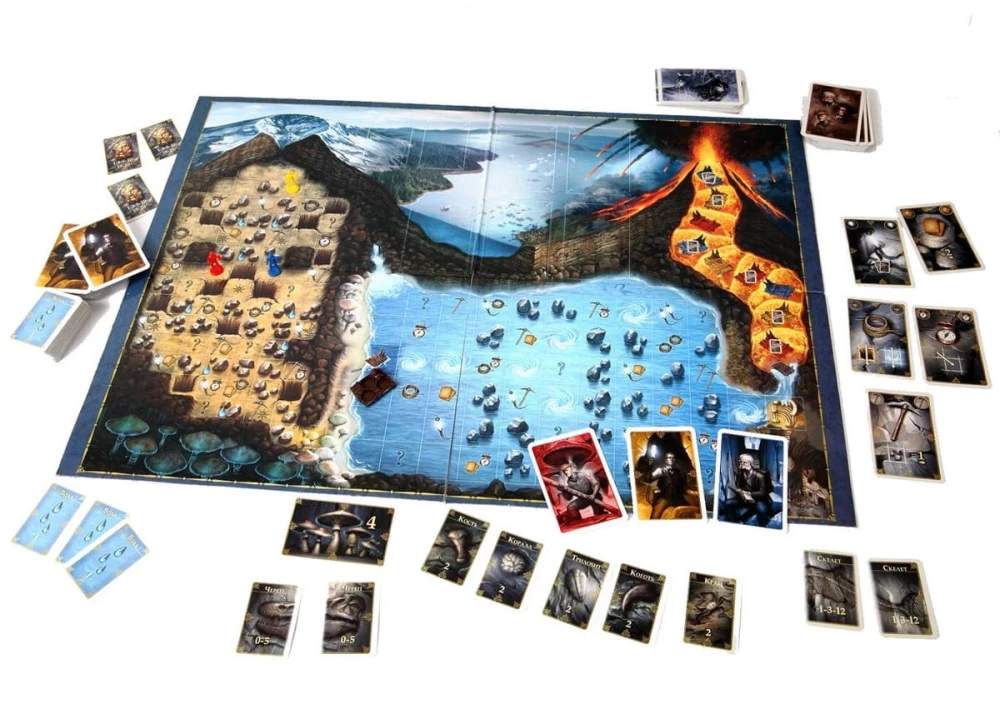Настольная игра - Путешествие к центру Земли