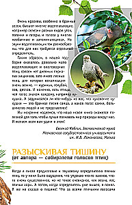 Nedziedātāju putni. Vidējā josla Eiropas daļā Krievijā. Putnu balsu noteicējs