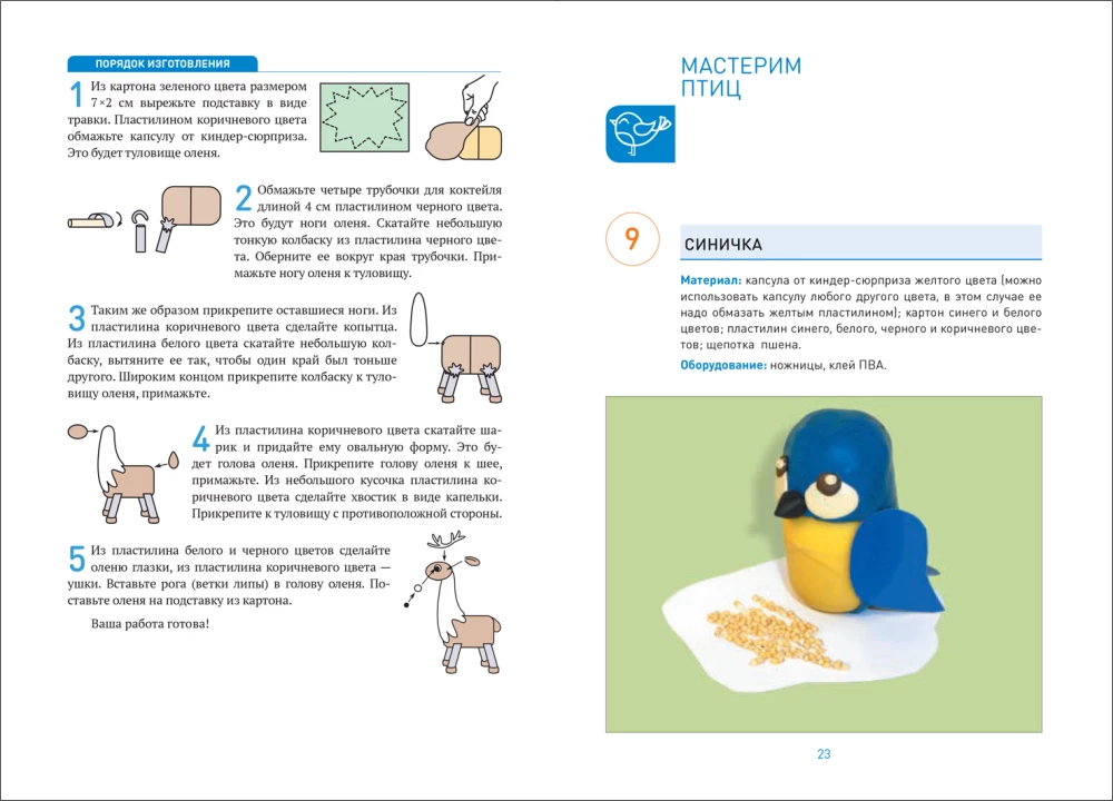 Поделки из природного и бросового материала. 5–6 лет
