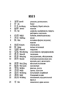 Ķīniešu valoda. Vārdu krājums HSK 5-6 līmeņiem