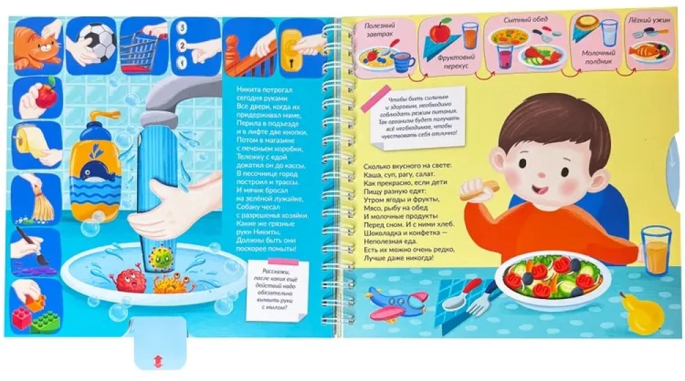 Интерактивная книга Полезные привычки