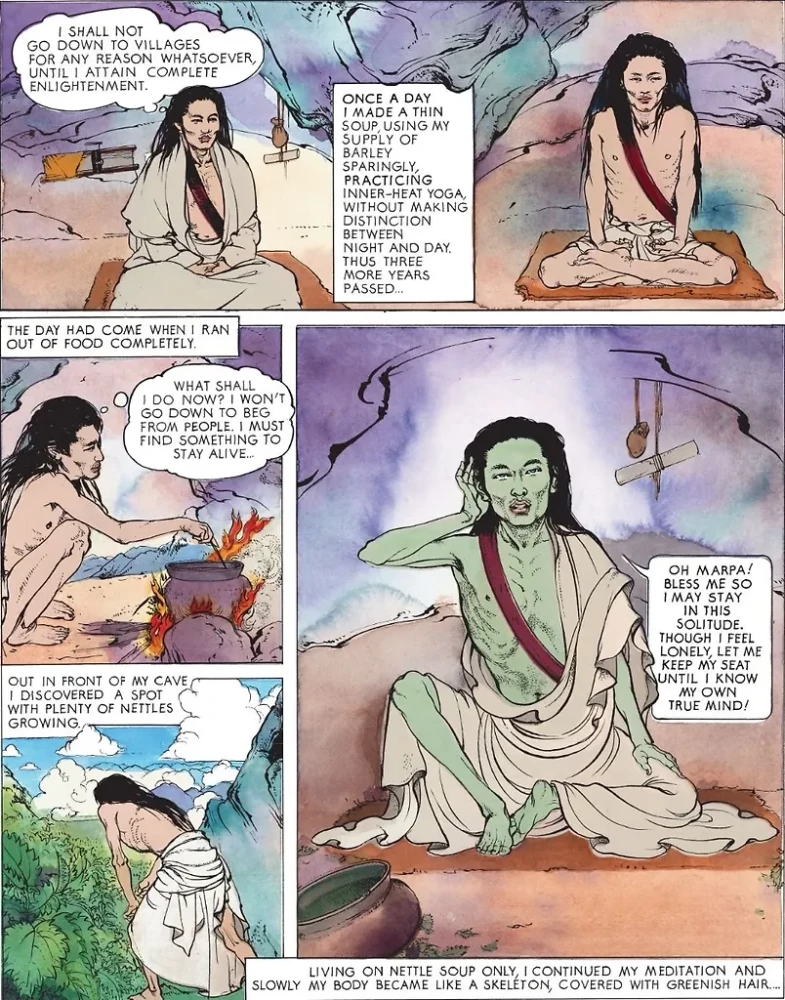 Milarēpa. Apbrīnojama lielā tibetiešu jogi dzīve. Albūms-komikss