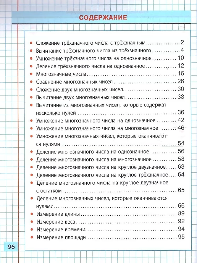 Тренажёр классический. Математика 4 класс
