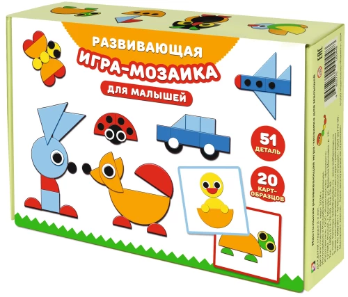 Attīstošā mozaīkas spēle mazajiem