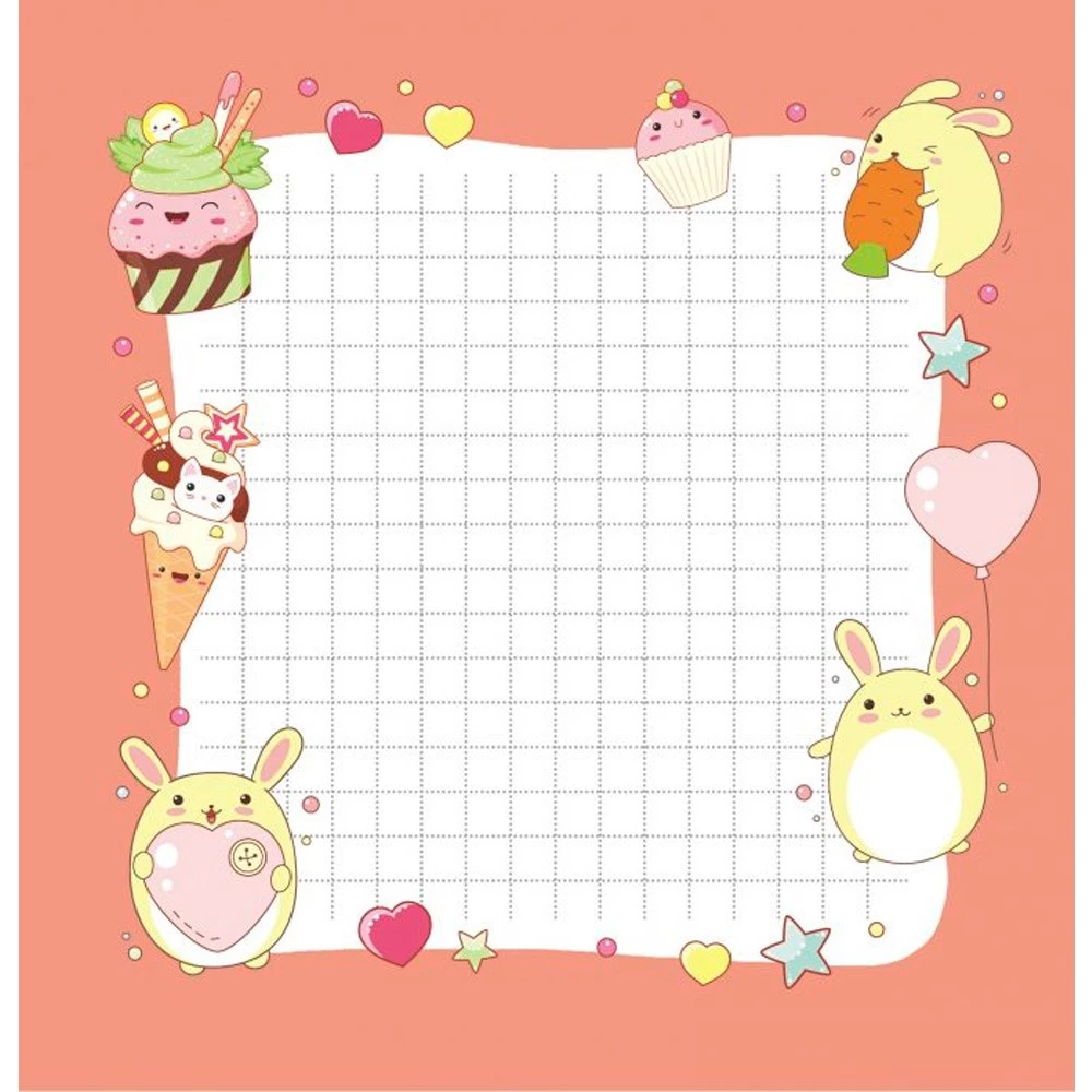 Kawaii. Маленький блокнот для большого счастья (мятный)