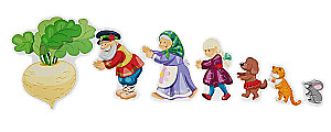 Развивающая магнитная игра. Магнитные истории - Репка