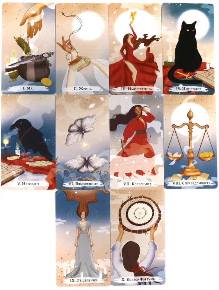 Raganu tarots (78 kārtis)