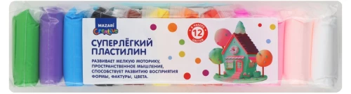 Super vieglais plastilīns (12 krāsas)