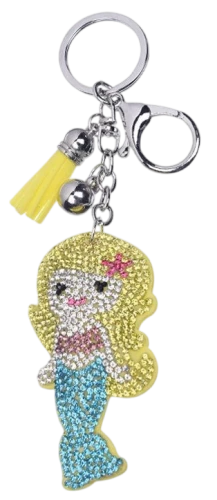 Брелок Mermaid со стразами (6 цветов)