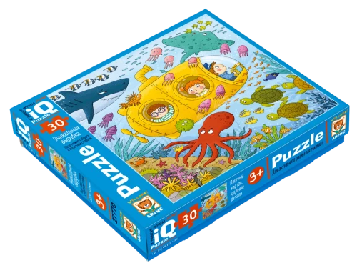 IQ Puzle mazuļiem - Jūras ceļojums (30 elementi)