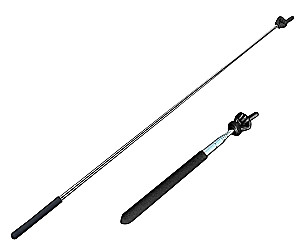 Telescopiska norādītāja ar pirkstu. Melna, 65cm