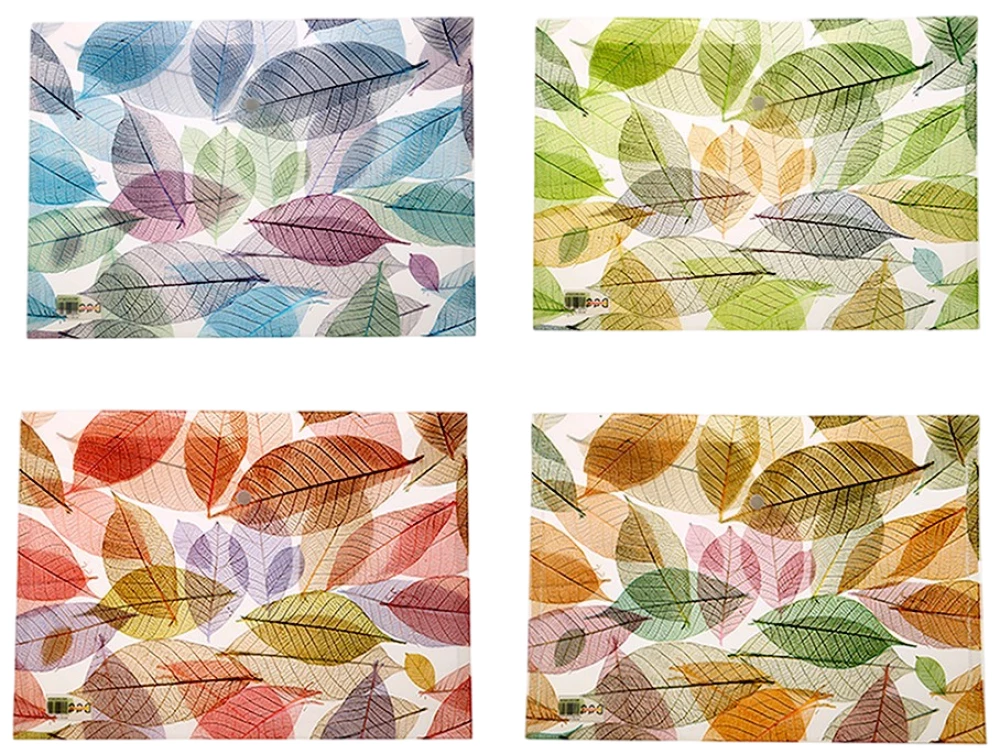 Папка канцелярская Leaves, в ассортименте