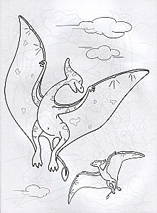 Super-puper krāsošana. Dinosauri