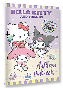 Hello Kitty un draugi. Uzlīmju albums (lilā)