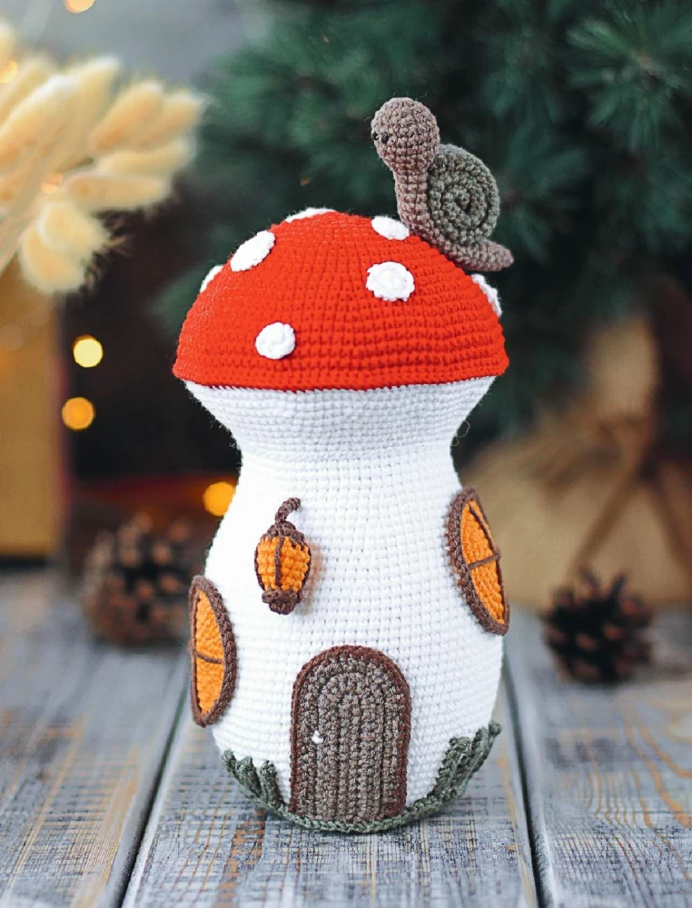 Burvju mājiņas tamborēšanā. Ekskluzīvas rotaļlietas bērniem un pieaugušajiem. Amigurumi projekts