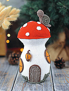 Burvju mājiņas tamborēšanā. Ekskluzīvas rotaļlietas bērniem un pieaugušajiem. Amigurumi projekts