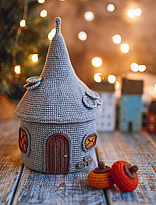 Burvju mājiņas tamborēšanā. Ekskluzīvas rotaļlietas bērniem un pieaugušajiem. Amigurumi projekts