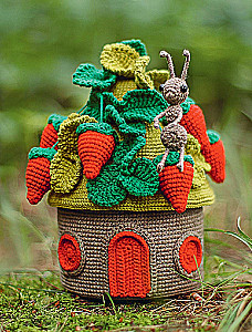 Burvju mājiņas tamborēšanā. Ekskluzīvas rotaļlietas bērniem un pieaugušajiem. Amigurumi projekts