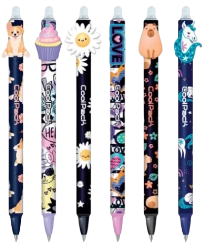 Ручка-ластик - GIRL Capibara Coolapck, 0.5мм (синяя)