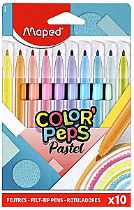 Фломастеры MAPED Pastel 2.8мм 10ц цветов