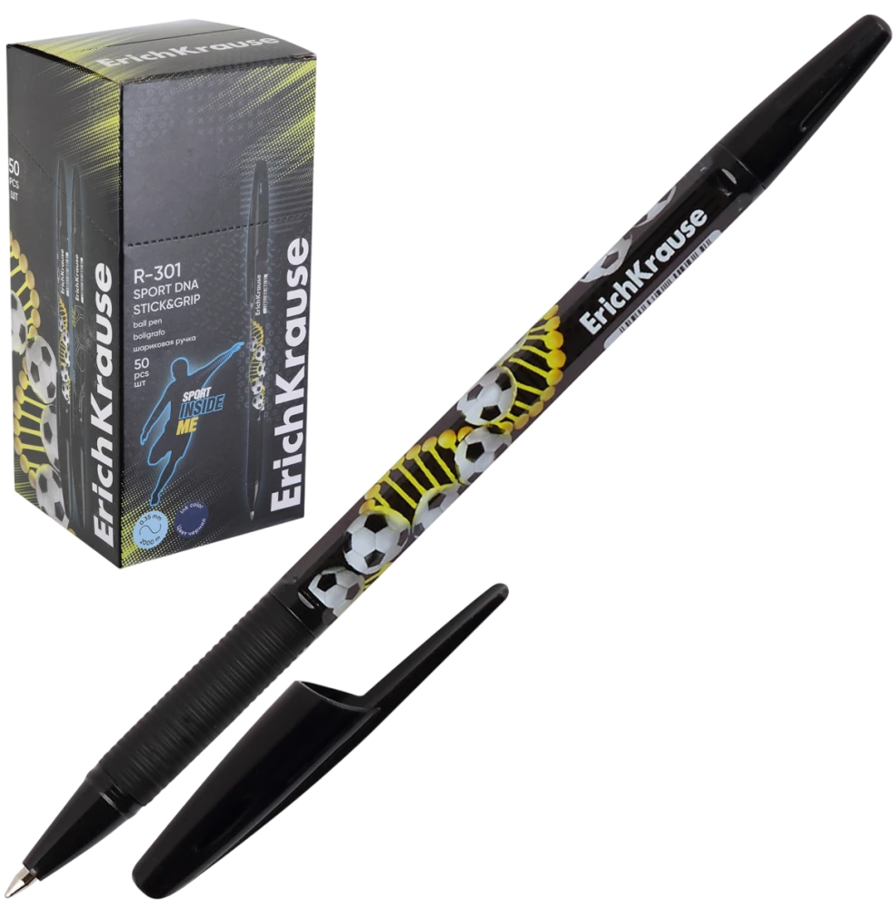 Bumbiņas pildspalva - Stick&Grip Sport DNA, 0.7mm (zilā)