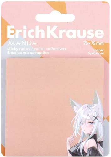 Pašlīmējošs papīra bloks: Manga (50 lapas)