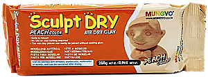 Modelēšanas masa 250g., Mungyo Sculpt Dry (persiks)