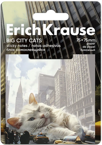 Papīrs ar lipīgu malu - Big City Cats (asorti)