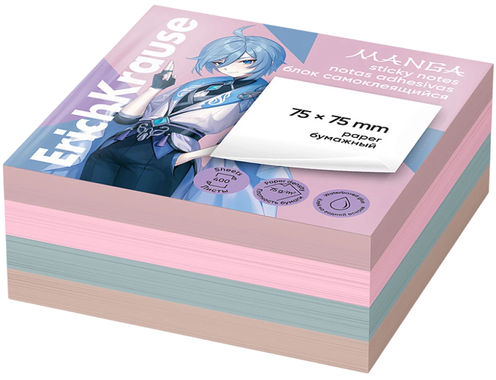 Pašlīmējošs papīra bloks: Manga (400 lapas)
