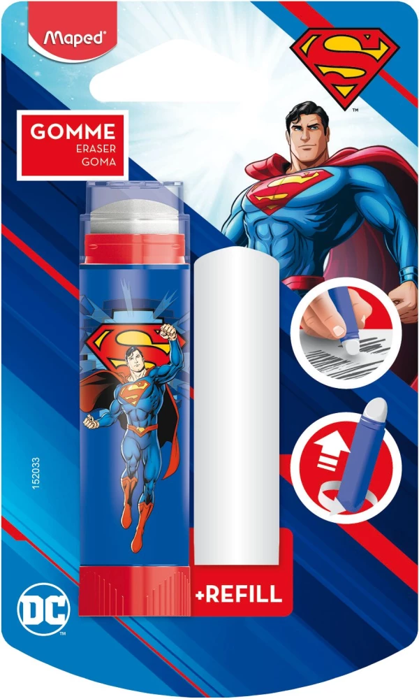 Ластик - Superman + 1 сменный стержень